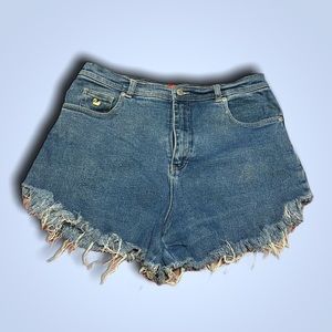 😍BOGO High Rise Denim Cut Offs